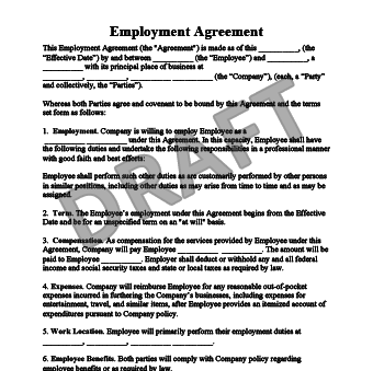 Create an Employment Contract in minutes | LegalTemplates