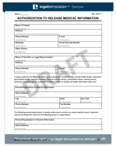 12 Medical Records Request Forms Free Samples Examples