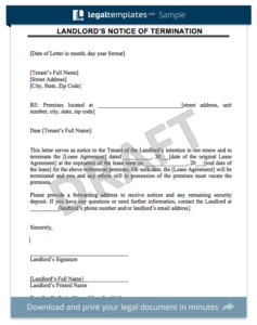 Where can you find a free lease termination form?