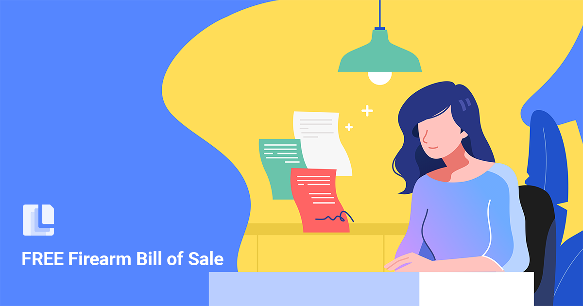 Create A Firearm Bill Of Sale Form Legal Templates