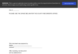 quitclaim deed