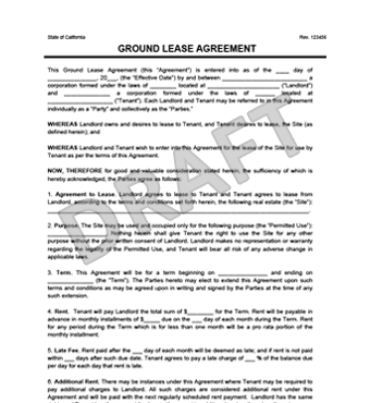 assignment of a ground lease