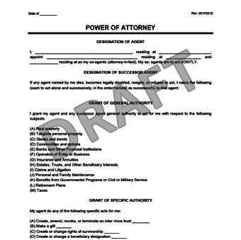Power Of Attorney Form Poa Create A Durable Power Of Attorney