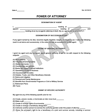 Power of Attorney Form (POA) | Create a Durable Power of ...