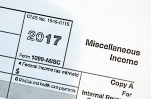 irs form-1099 for proof of income