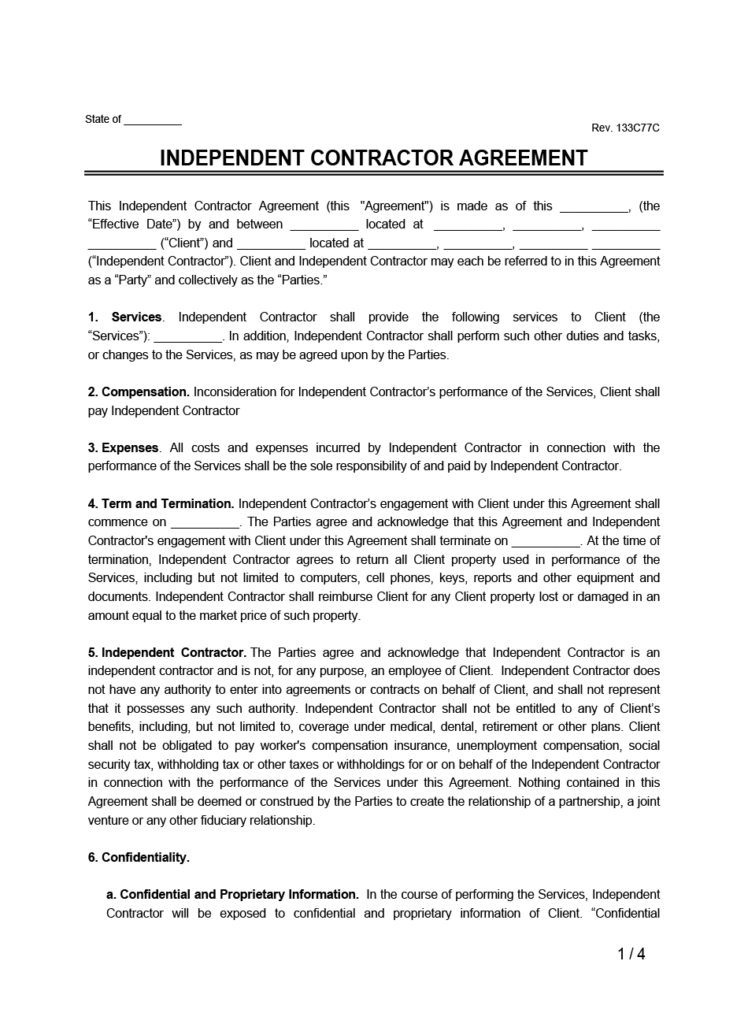 Create an Independent Contractor Agreement | LegalTemplates