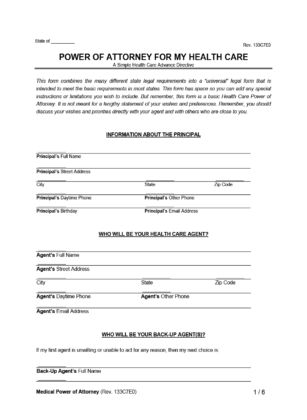 Free Virginia Medical Power of Attorney - PDF & Word