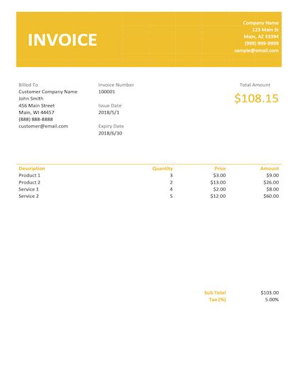 law invoice