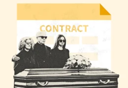 Three family members reflecting on a loved one's power of attorney after death
