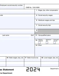 Form W-2 2024