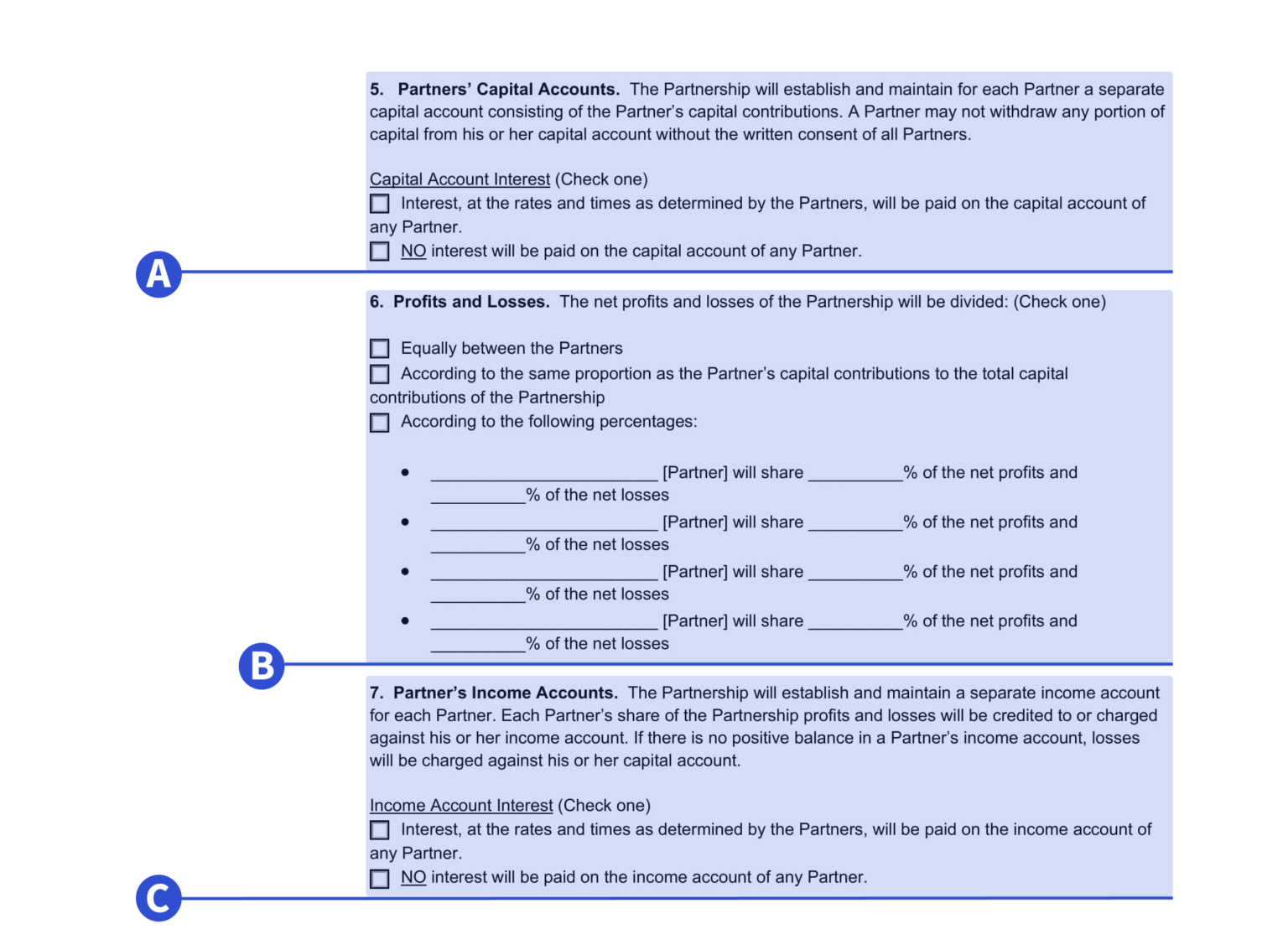 Free 5050 Business Partnership Agreement Template Pdf And Word 5462