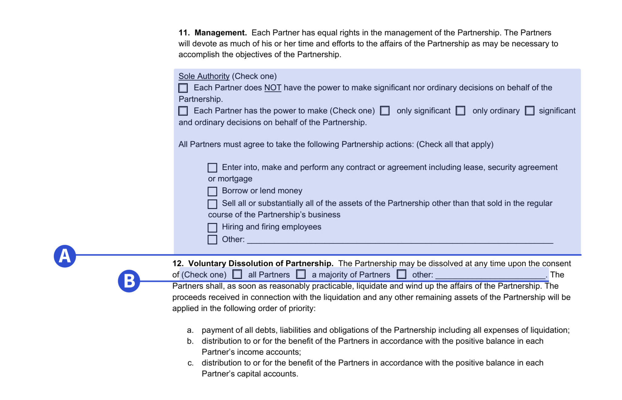 5050 Business Partnership Agreement Template Legal Templates 2571