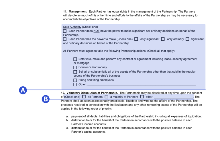 50/50 Business Partnership Agreement Template | Legal Templates