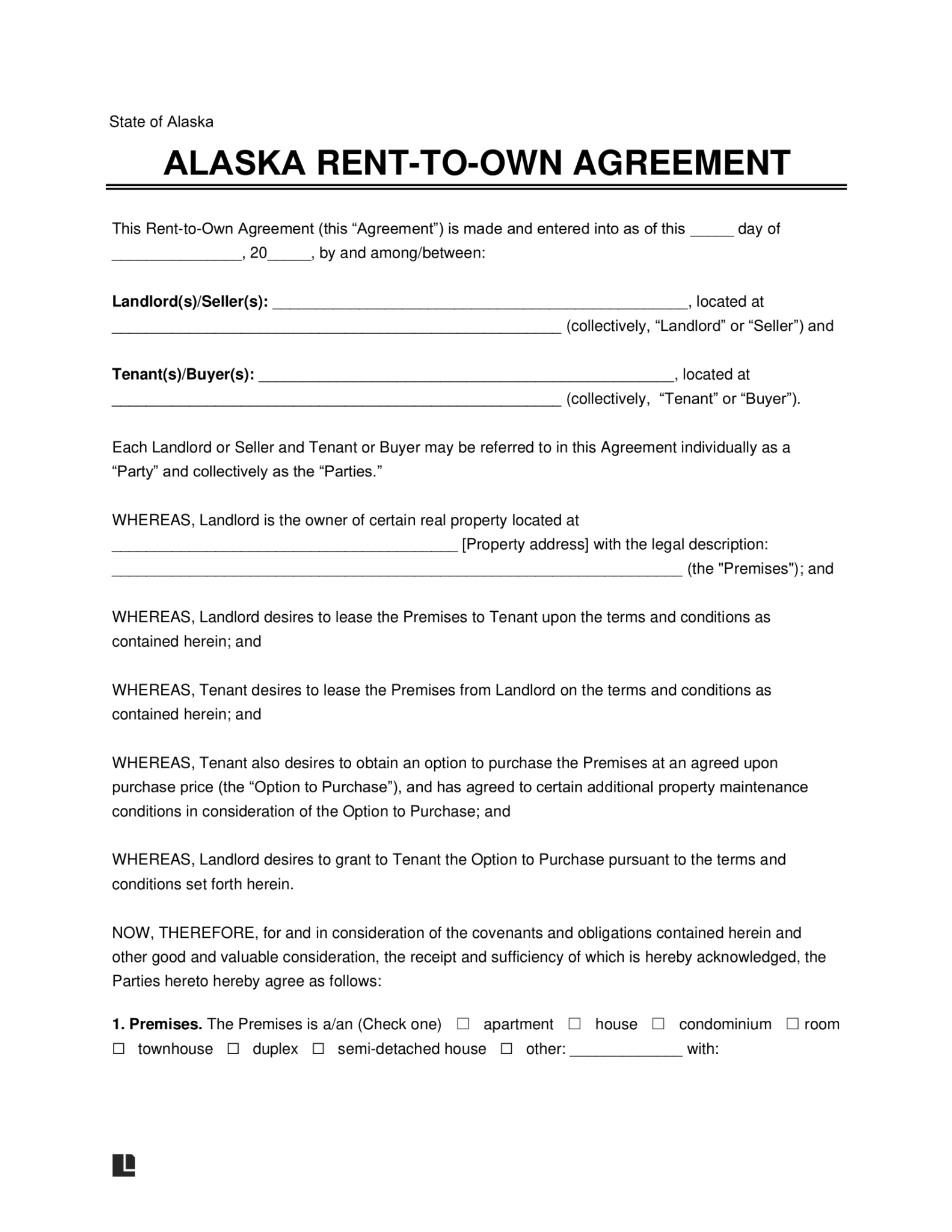 Free Alaska Rent to Own Lease Agreement Template PDF Word rent-to-own-agreements-canadian-mortgage-authority