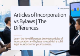 Articles of Incorporation vs Bylaws