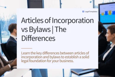 Articles of Incorporation vs Bylaws