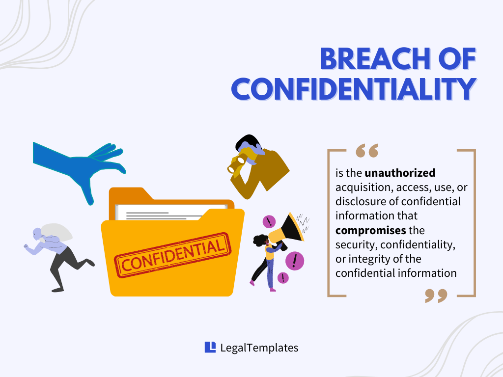 Breach of confidentiality definition