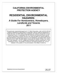 California Residential Environmental Hazards Guide