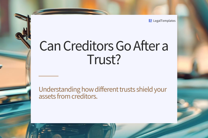can creditors go after a trust