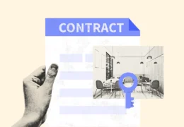 Person holding a commercial lease to illustrate what happens after a successful commercial tenant screening
