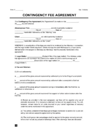 Contingency Fee Agreement