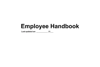 Employee Handbook