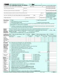 Form 1040 2024