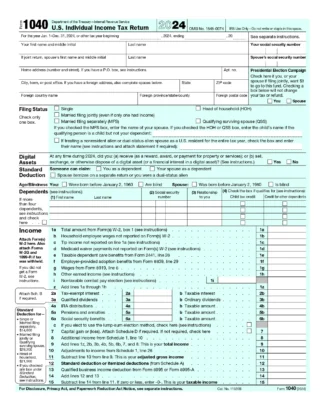 Form 1040 2024