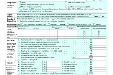 Form 1040 for 2023