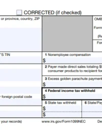 IRS Form 1099-NEC