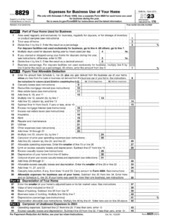 Form 8829 for 2023