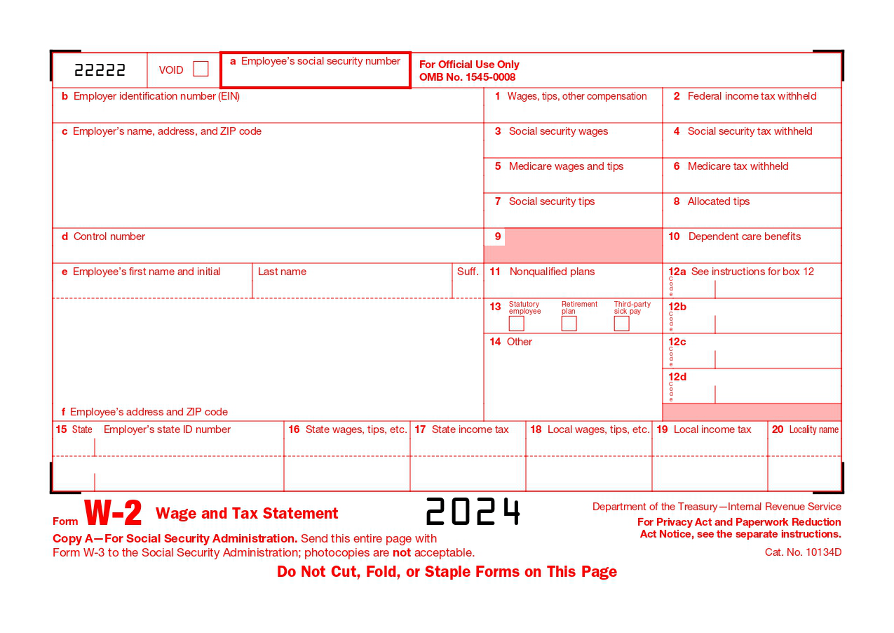 Form W-2 2024