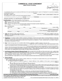 Georgia Realtor Commercial Lease Agreement Template