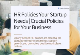 HR Policies Your Startup Needs