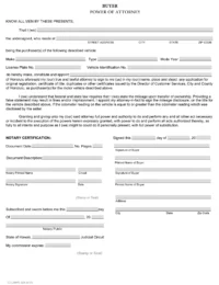 Hawaii Motor Vehicle Buyer Power of Attorney Form CS-L(MVR) 38A
