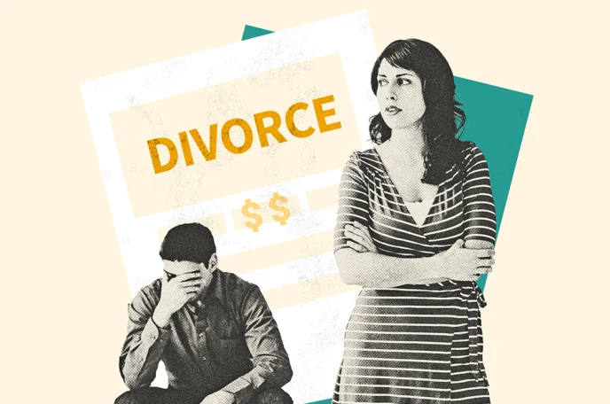 Couple considering divorce and thinking about how much a divorce costs