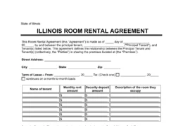 Illinois Room Rental Agreement