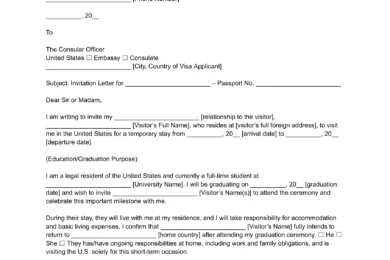 letter of invitation for us visa