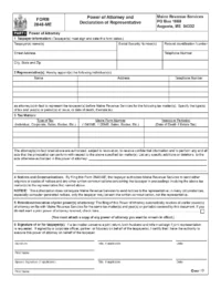 Maine Tax Power of Attorney Form ME-2848