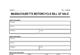 massachusetts motorcycle bill of sale