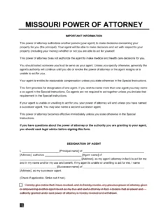Missouri-Power-of-Attorney