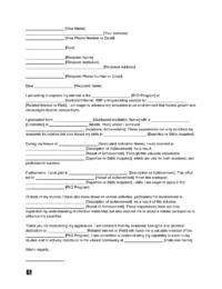 PhD Letter of Intent Template