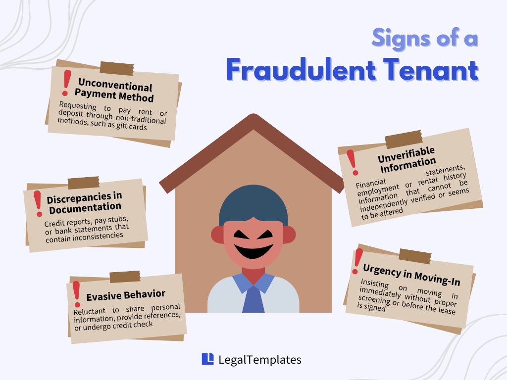 Signs of a Fraudulent Tenant