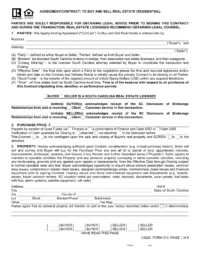 South Carolina Agreement to Buy and Sell Real Estate (Form 310)