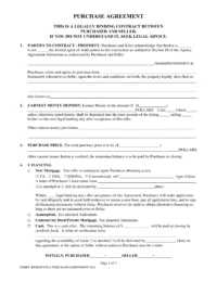 South Dakota Real Estate Commission Purchase Agreement Form