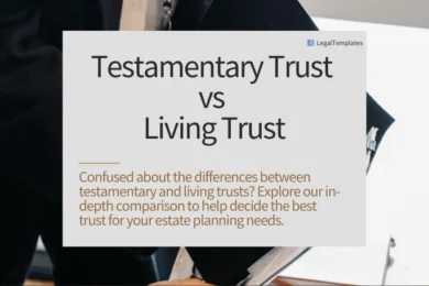 Testamentary Trust vs Living Trust Image