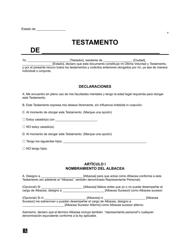 Plantilla Gratis de Pagaré PDF y Word