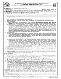 Texas Farm and Ranch Contract (Form 25-15)