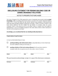 Virginia-Disclosure-Statement-for-Pending-Building-Code-or-Zoning-Ordinance-Violations
