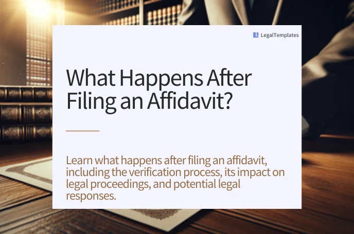 What Happens After Filing an Affidavit